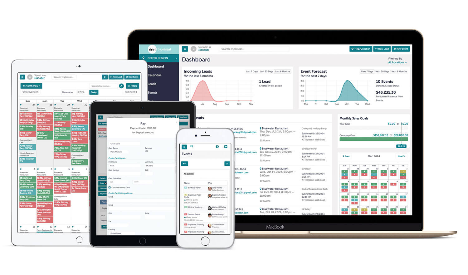 Tripleseat management software