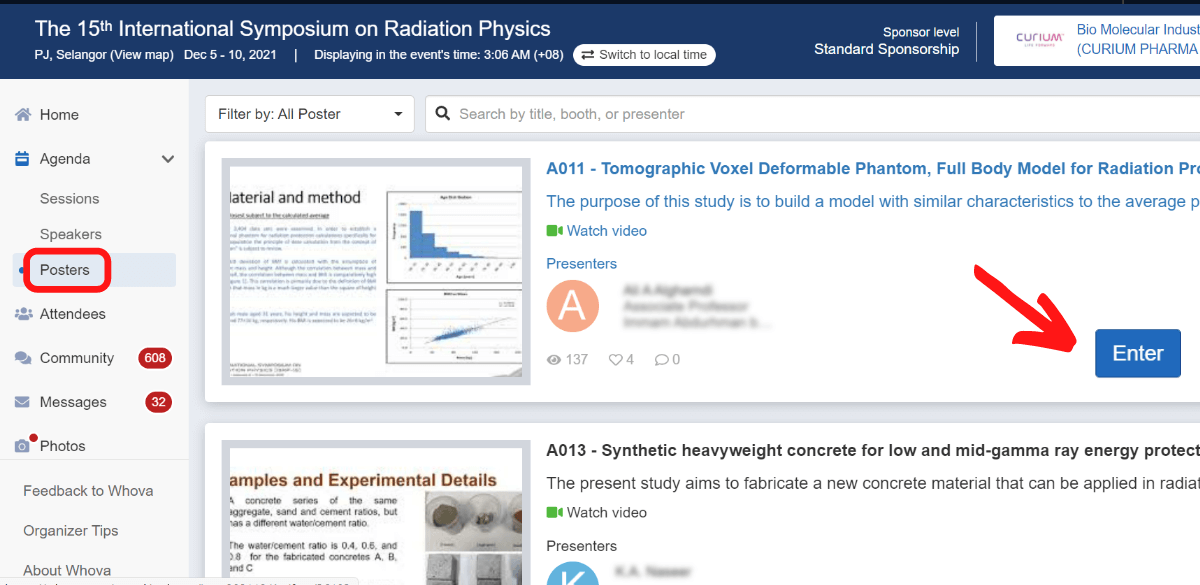 15th International Symposium on Radiation Physics 2021 - Presenters