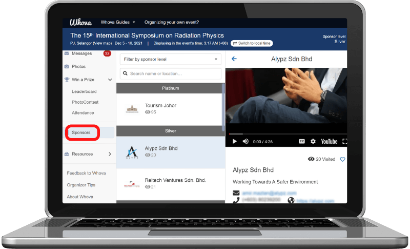 15th International Symposium on Radiation Physics 2021- Sponsors