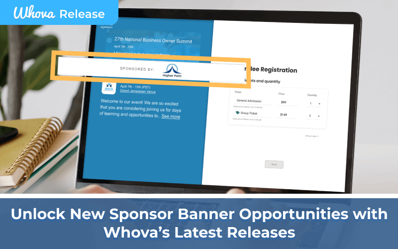 Unlock New Sponsor Banner Opportunities with Whova’s Latest Releases