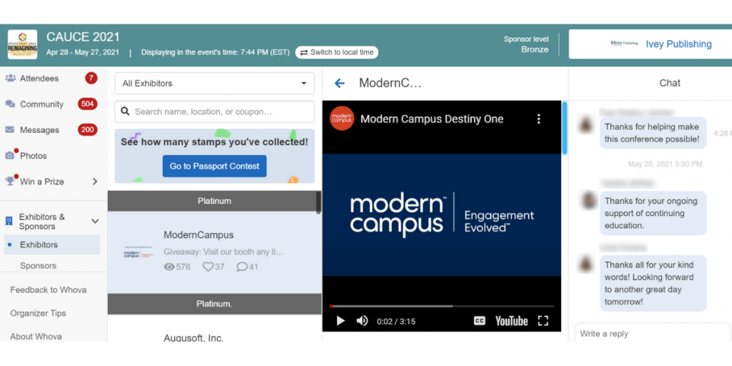 CAUCE 2021 - Exhibitors