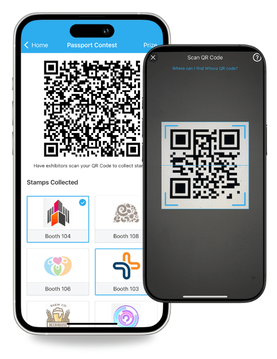 Passport contest in event gamification app