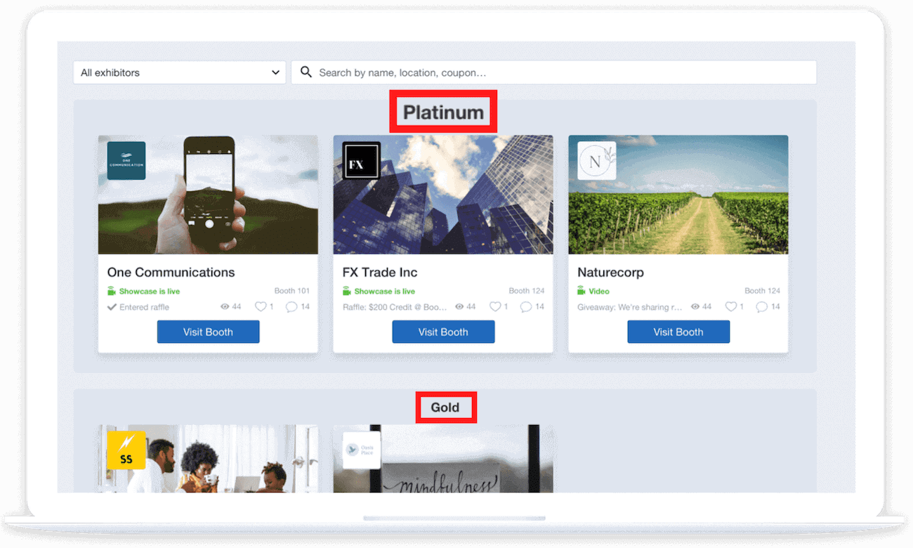 2022 Exhibitor Registration - Tiers
