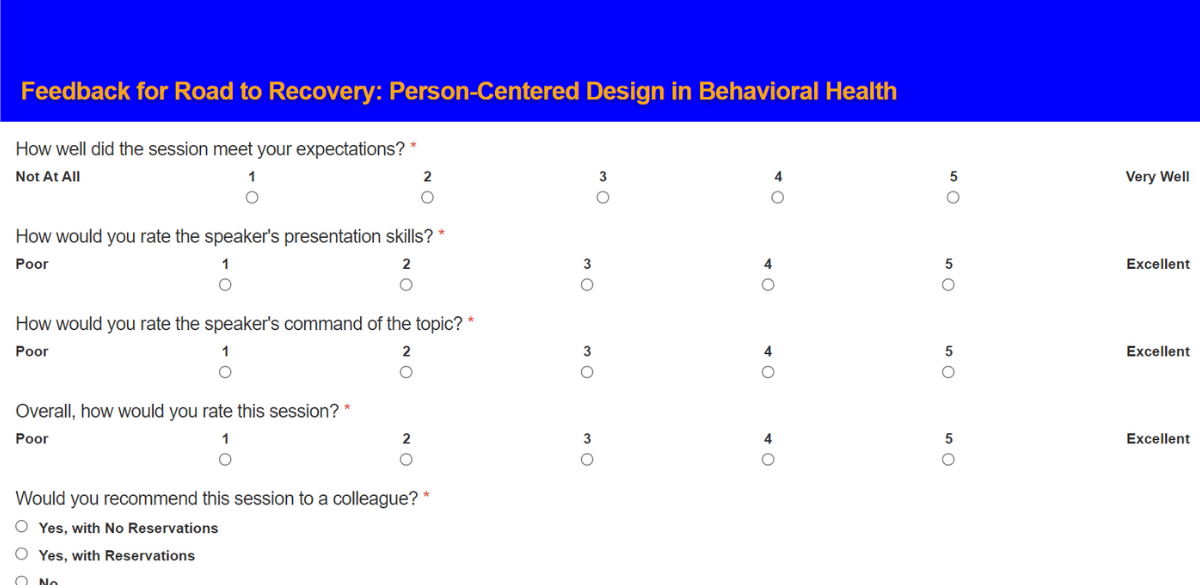 FOCUS Conference 2021 - Survey