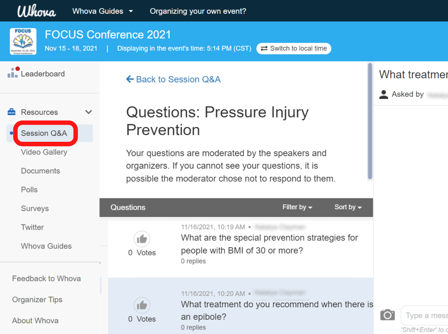 FOCUS Conference 2021 - Q&A