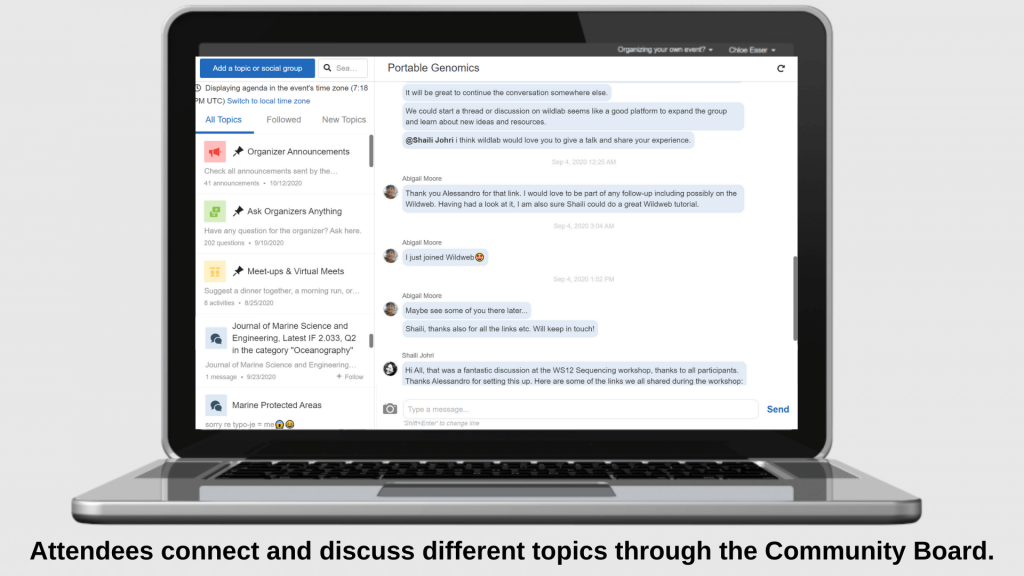 6th International Marine Conservation Congress 2020 - Community Board