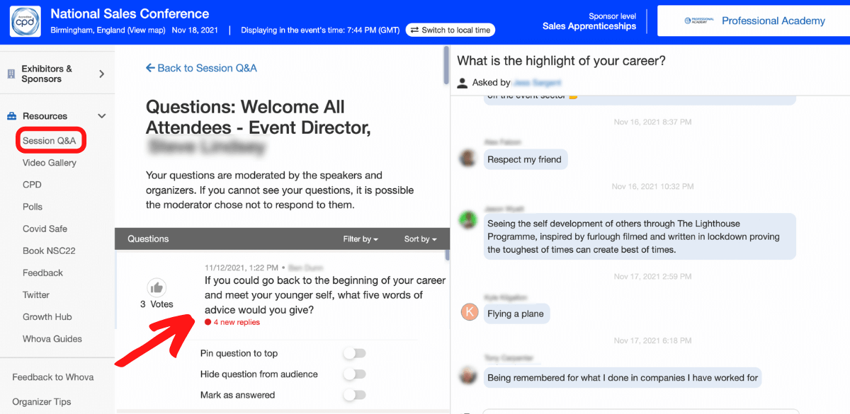 National Sales Conference 2021 - Questions