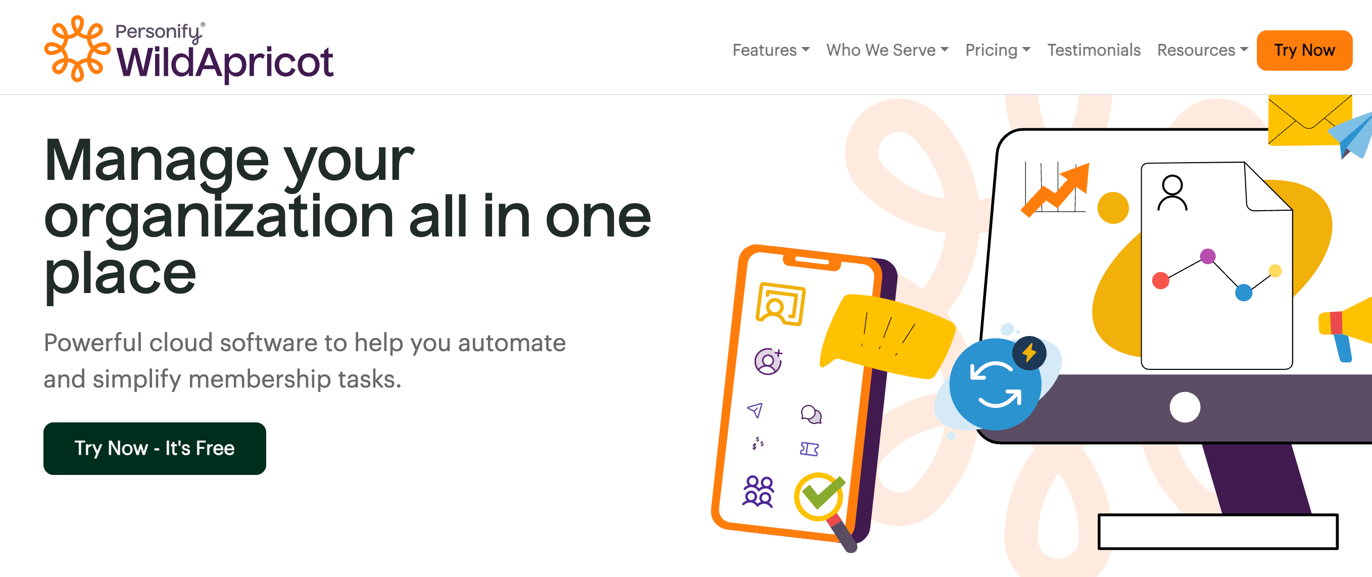 WildApricot website for Cvent comparison
