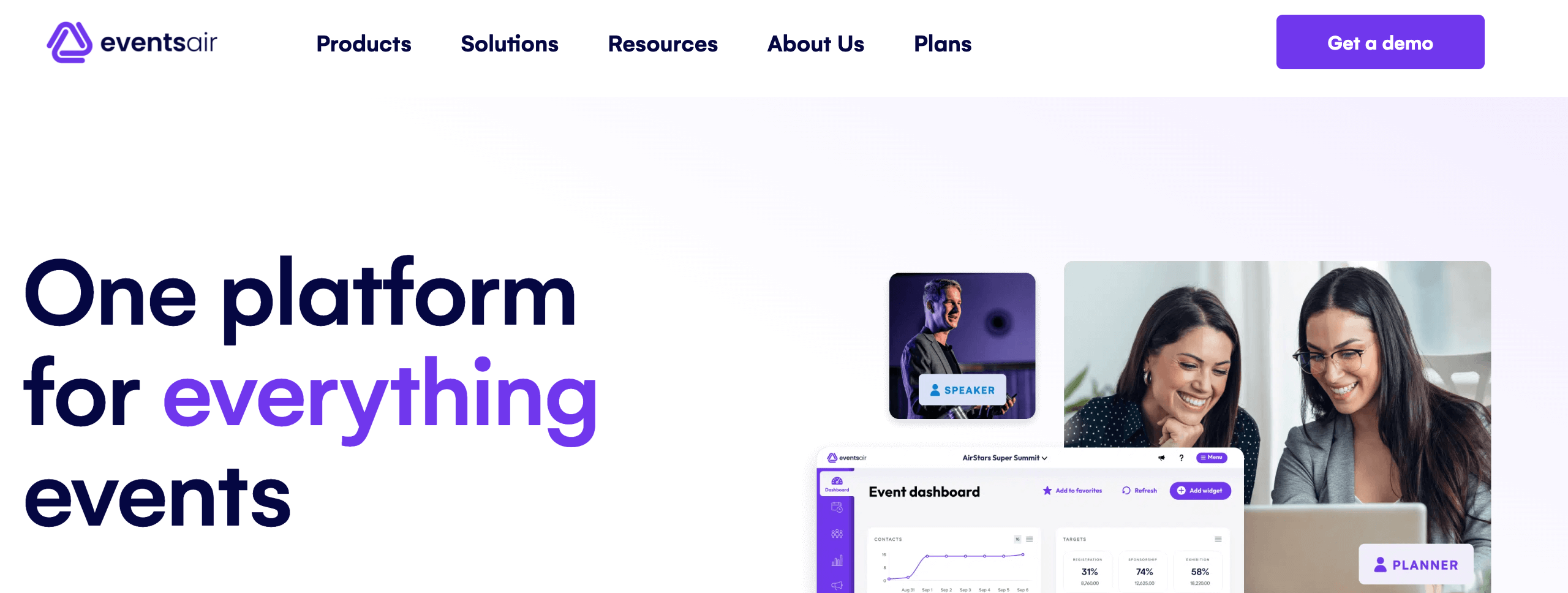 Eventsair website for comparison to SwapCard