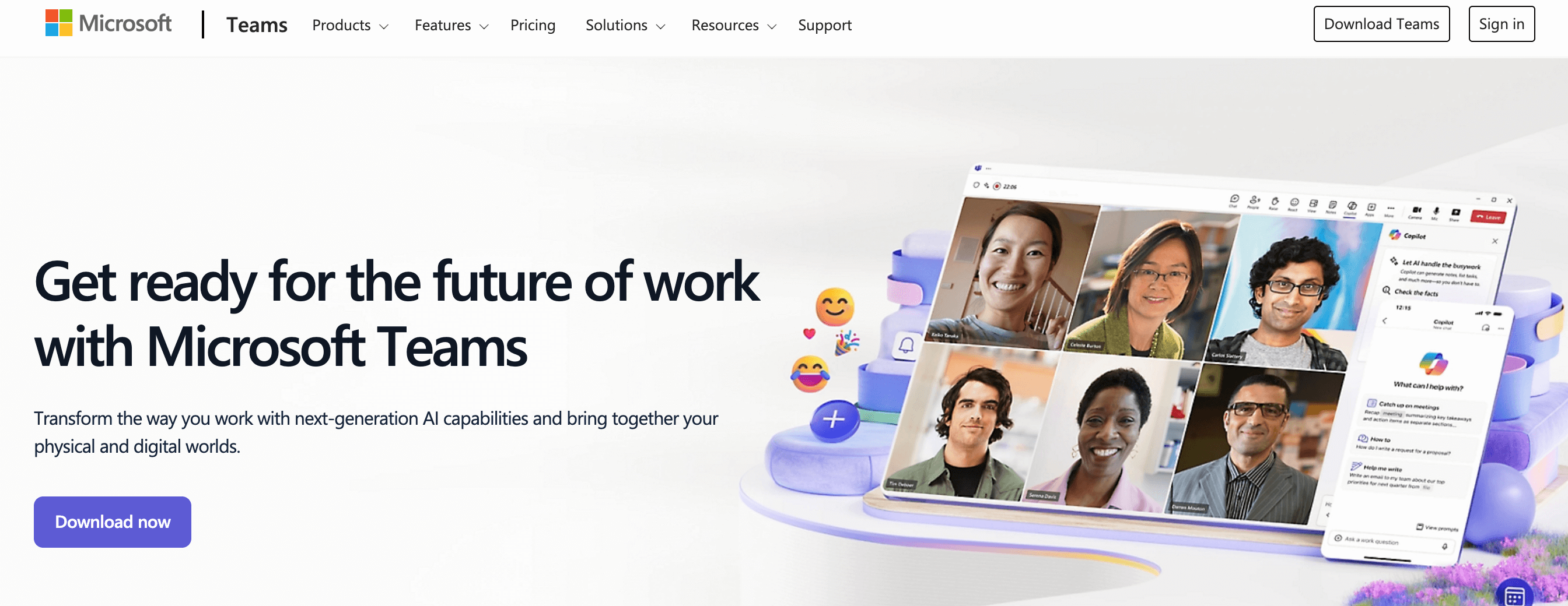 Microsoft teams website