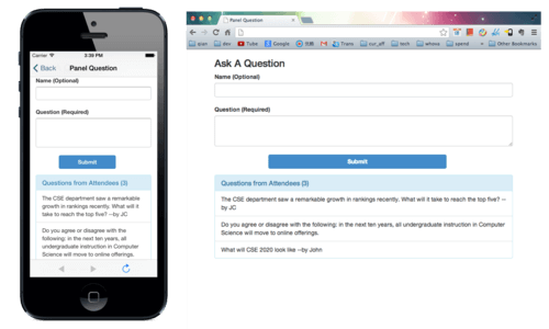 Whova app QA section