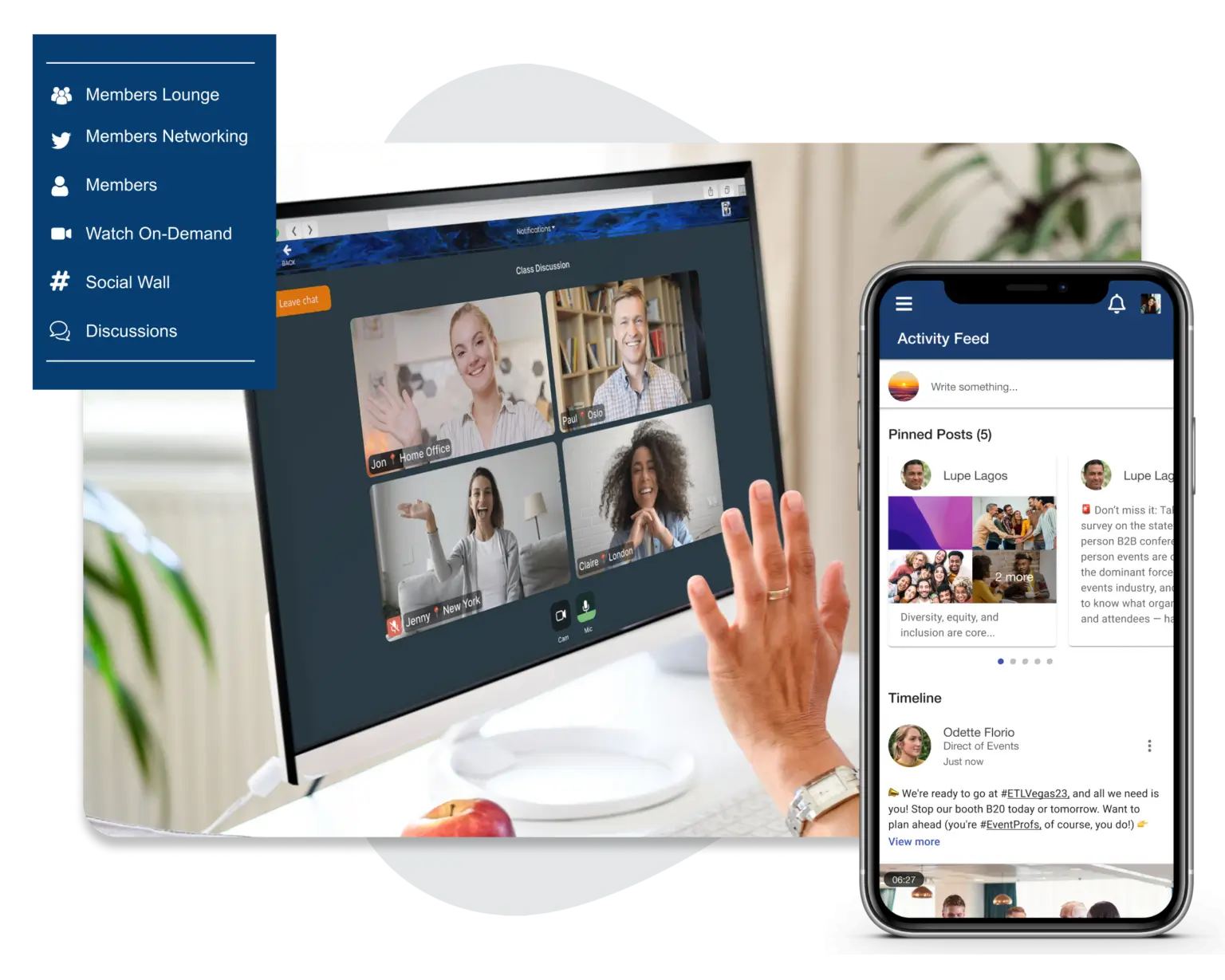 EventMobi event video networking