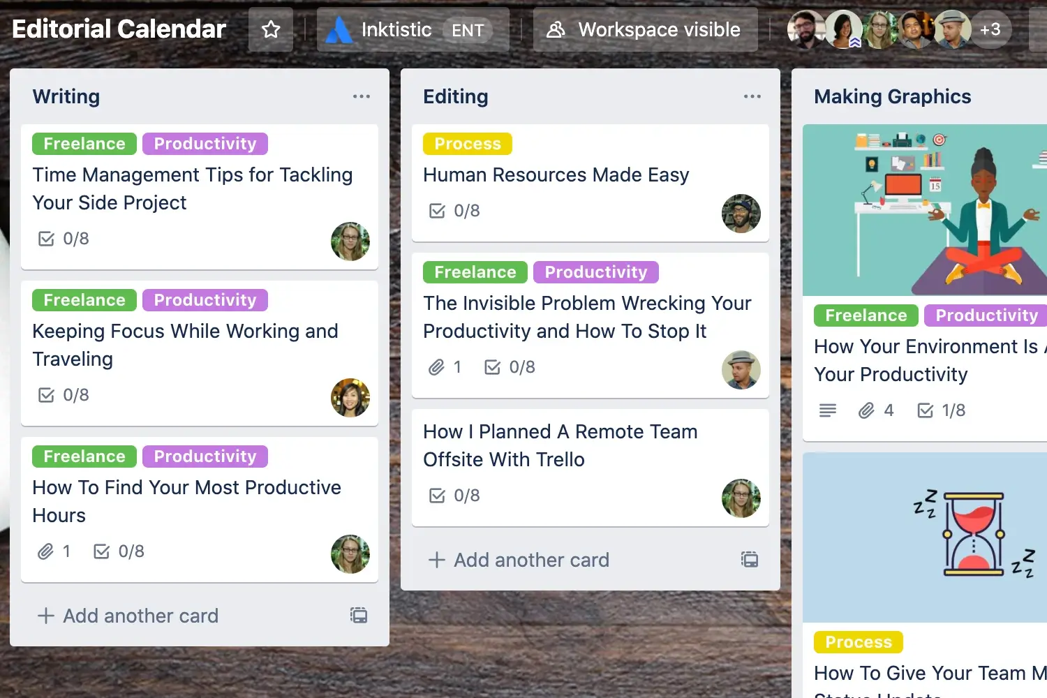 Trello task management software